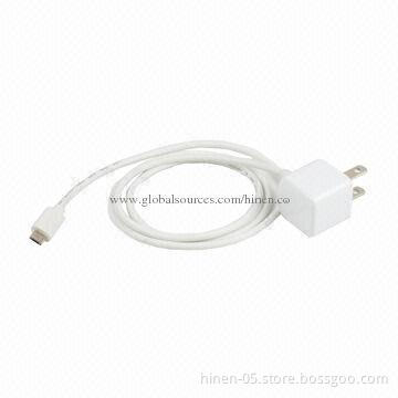 5V/2.1A Travel Charger with 6FT Micro USB Cable, Short-circuit Protection